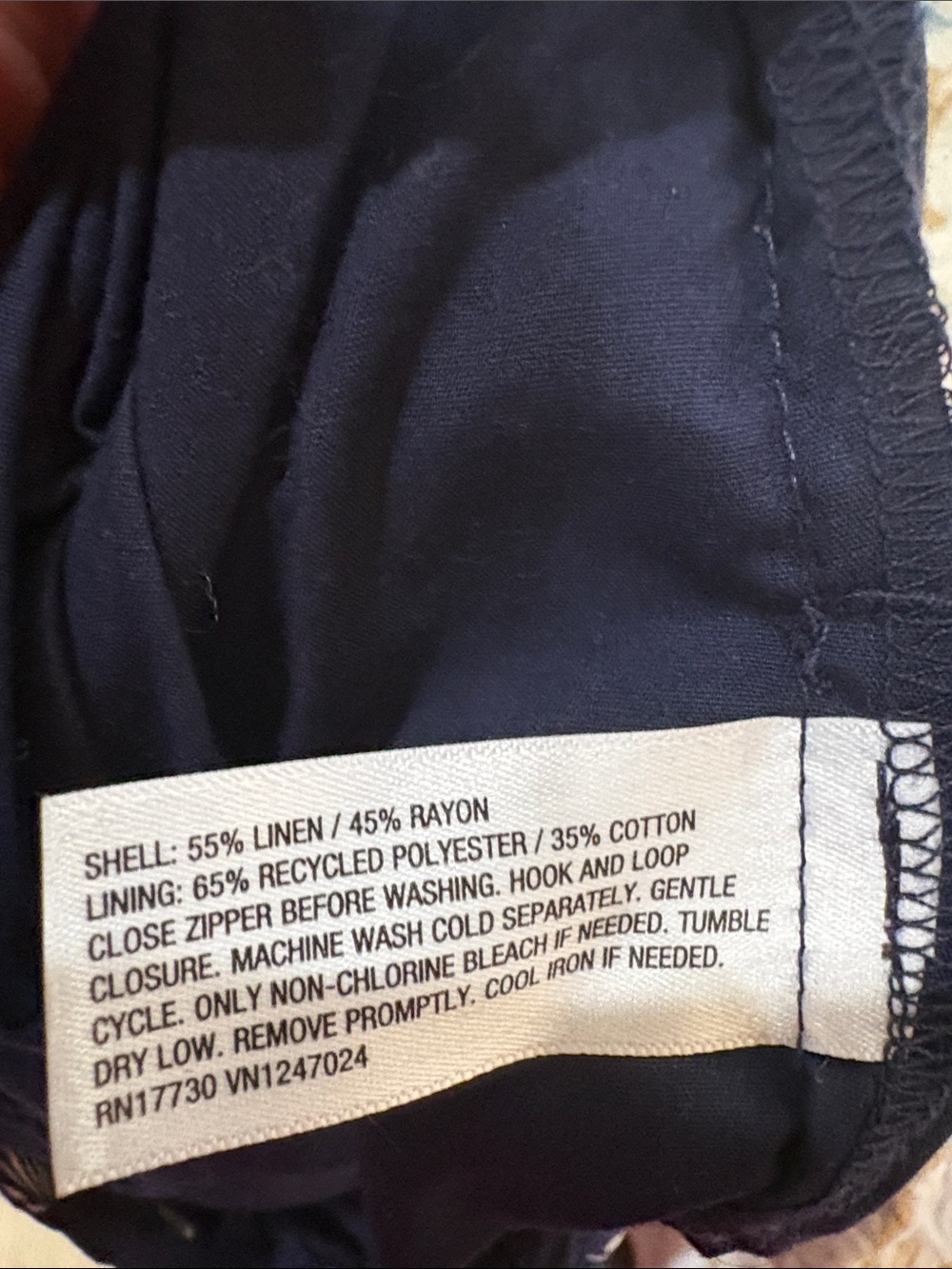 Ladies Navy Shell-Print Skort - Picture 7 of 8